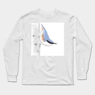 Eurasian nuthatch Long Sleeve T-Shirt